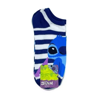 Womens Breathable Multi-Pack 5 Pair Lilo & Stitch Low Cut Socks