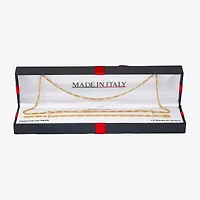 Made in Italy Womens 24K Gold Over Silver 2-pc. Jewelry Set
