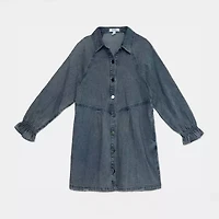Speechless Big Kid Girls Long Sleeve Shirt Dress