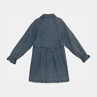 Speechless Big Kid Girls Long Sleeve Shirt Dress