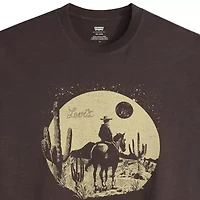 Levi's Mens Crew Neck Short Sleeve Relaxed Fit Graphic T-Shirt