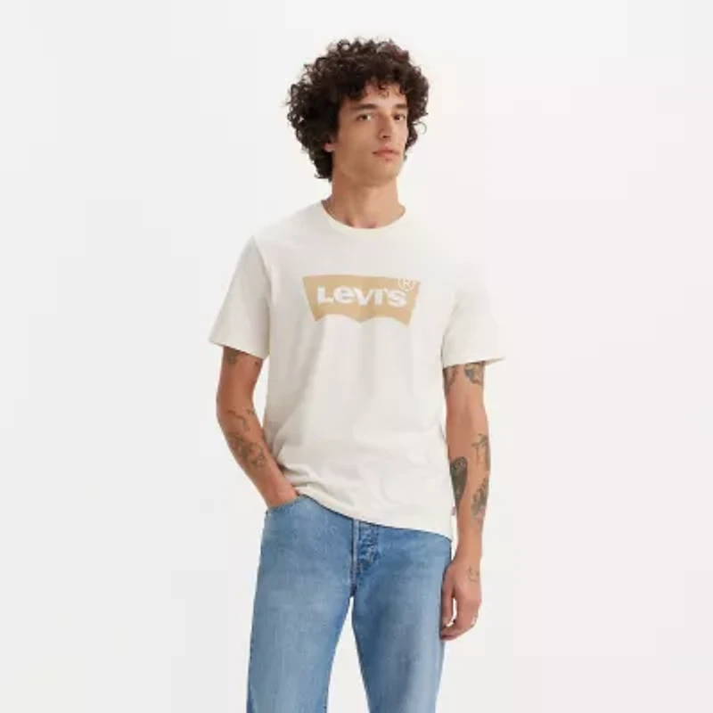 Levi's Mens Crew Neck Short Sleeve Graphic T-Shirt