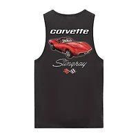 Corvette Mens Crew Neck Sleeveless Tank Top