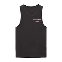 Corvette Mens Crew Neck Sleeveless Tank Top