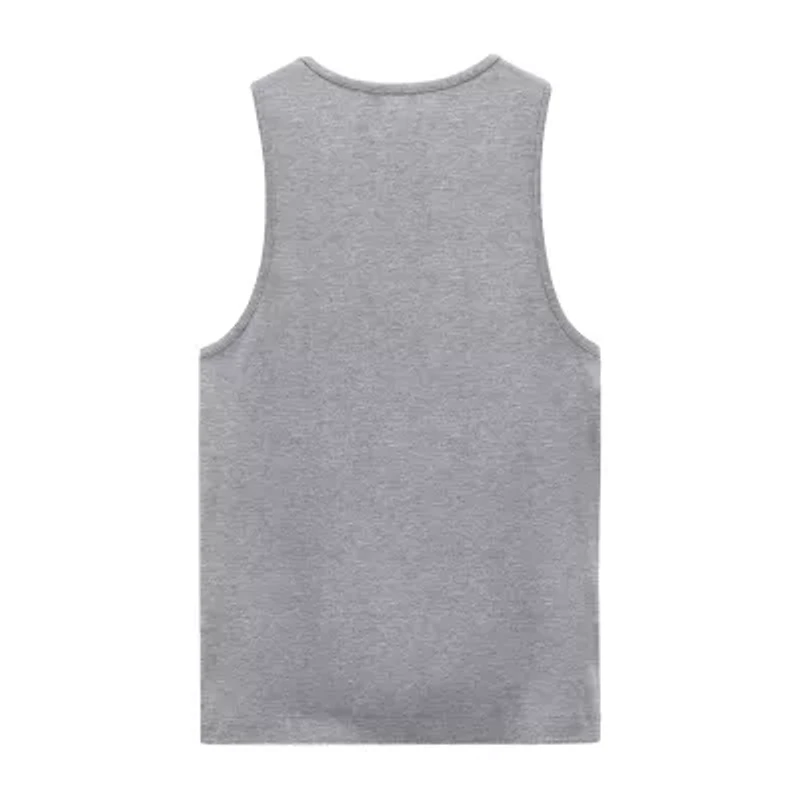 Mens Crew Neck Sleeveless Mickey Mouse Tank Top