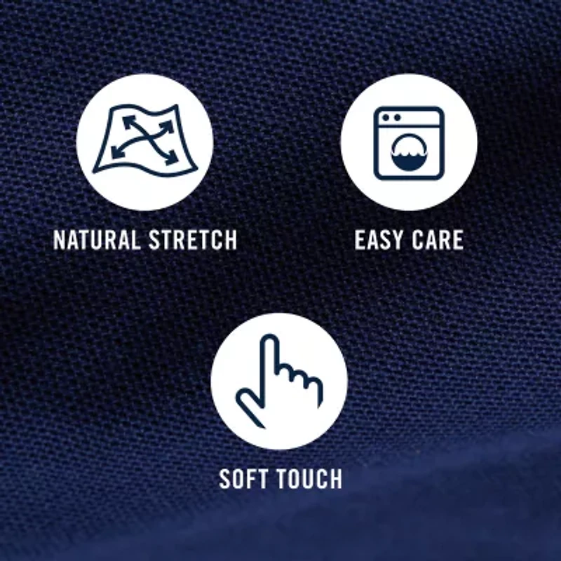 IZOD Button Mock Mens Mock Neck Long Sleeve Pullover Sweater