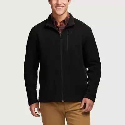 IZOD Advantage Performance Shaker Mens Fleece Water Resistant Midweight Jacket