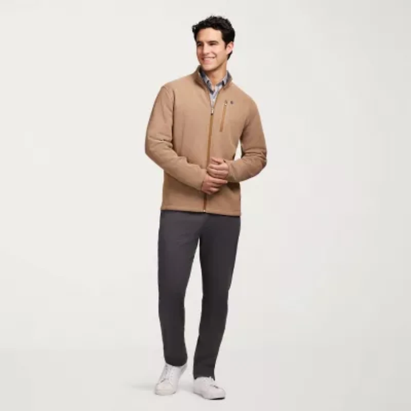 IZOD Advantage Performance Shaker Mens Fleece Water Resistant Midweight Jacket