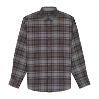 IZOD Stratton Mens Long Sleeve Stretch Fabric Classic Fit Flannel Shirt