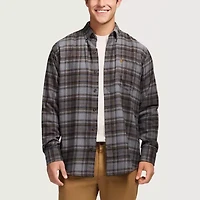 IZOD Stratton Mens Long Sleeve Stretch Fabric Classic Fit Flannel Shirt