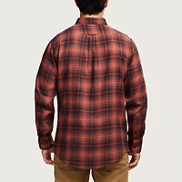 IZOD Stratton Mens Long Sleeve Stretch Fabric Classic Fit Flannel Shirt