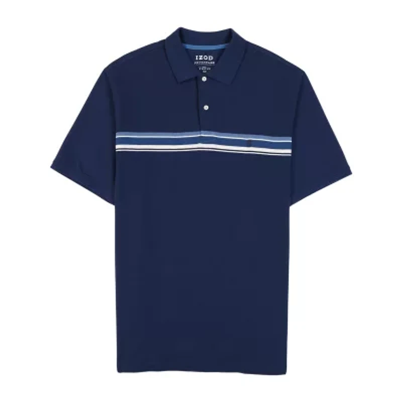 IZOD Advantage Performance Big and Tall Mens Regular Fit Short Sleeve Polo Shirt