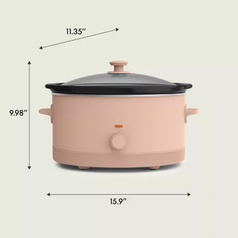 bella 6Qt Manual Slow Cooker, Fits-anywhere™ kitchenware