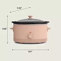 bella 6Qt Manual Slow Cooker, Fits-anywhere™ kitchenware