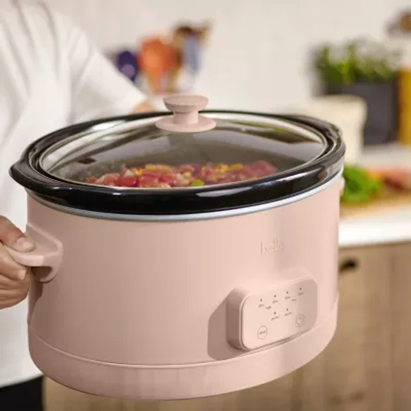 bella 6qt Programmable Slow Cooker, Fits-anywhere™ kitchenware