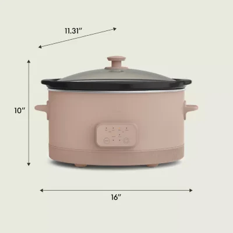 bella 6qt Programmable Slow Cooker, Fits-anywhere™ kitchenware