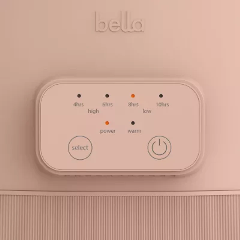 bella 6qt Programmable Slow Cooker, Fits-anywhere™ kitchenware