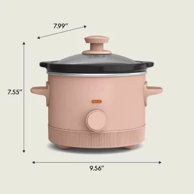 bella 1.5Qt Slow Cooker, Fits-anywhere™ kitchenware