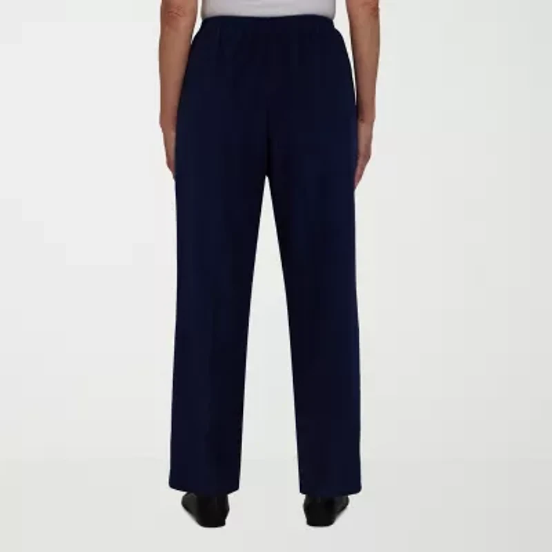 Alfred Dunner Classics Womens Straight Corduroy Pant