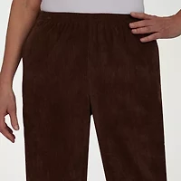 Alfred Dunner Classics Womens Straight Corduroy Pant