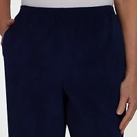 Alfred Dunner Classics Womens Straight Corduroy Pant