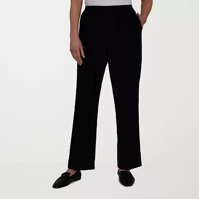 Alfred Dunner Classics Womens Straight Corduroy Pant