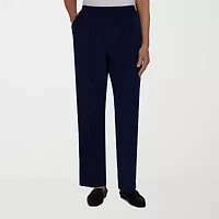 Alfred Dunner Classics Womens Straight Corduroy Pant