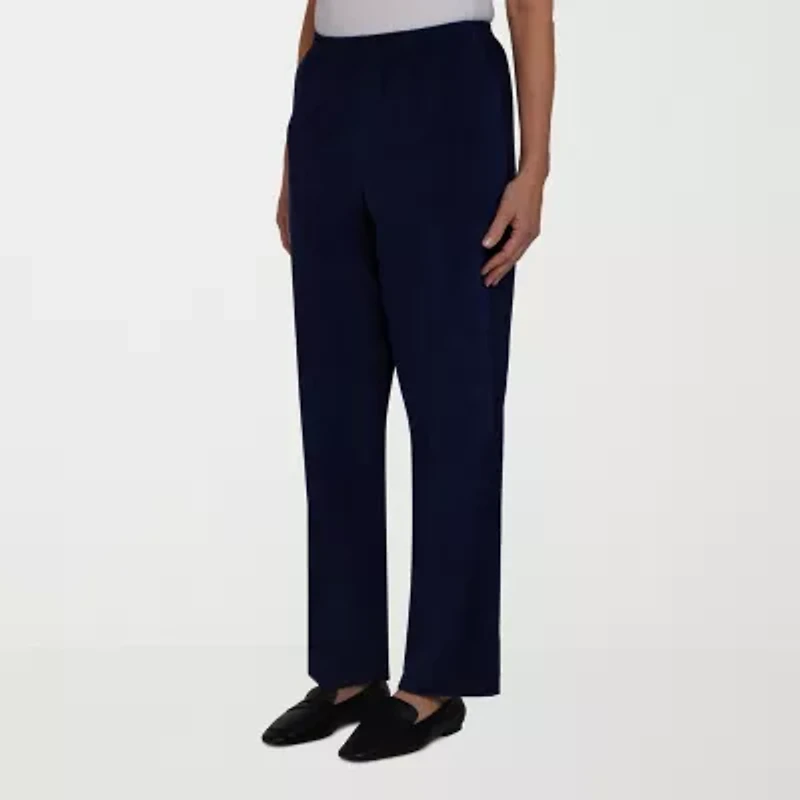 Alfred Dunner Classics Womens Straight Corduroy Pant