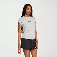 adidas Womens Crew Neck Short Sleeve Active T-Shirt