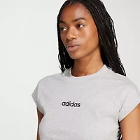 adidas Womens Crew Neck Short Sleeve Active T-Shirt