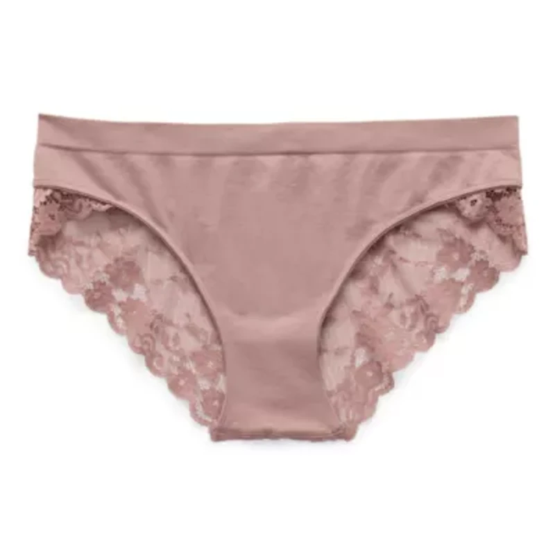 Ambrielle Seamless Lace Cheeky Panty
