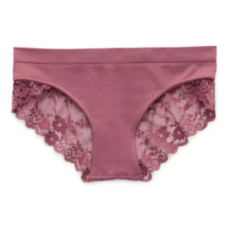 Ambrielle Seamless Lace Cheeky Panty