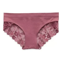 Ambrielle Seamless Lace Cheeky Panty