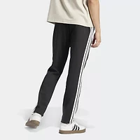 adidas 3 Stripe Mens Drawstring Waist Straight Regular Fit Fleece Sweatpant