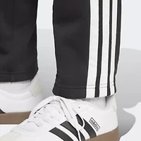 adidas 3 Stripe Mens Drawstring Waist Straight Regular Fit Fleece Sweatpant