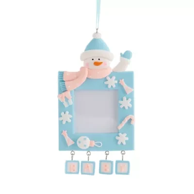 North Pole Trading Co. Baby Photo Frame Christmas Ornament