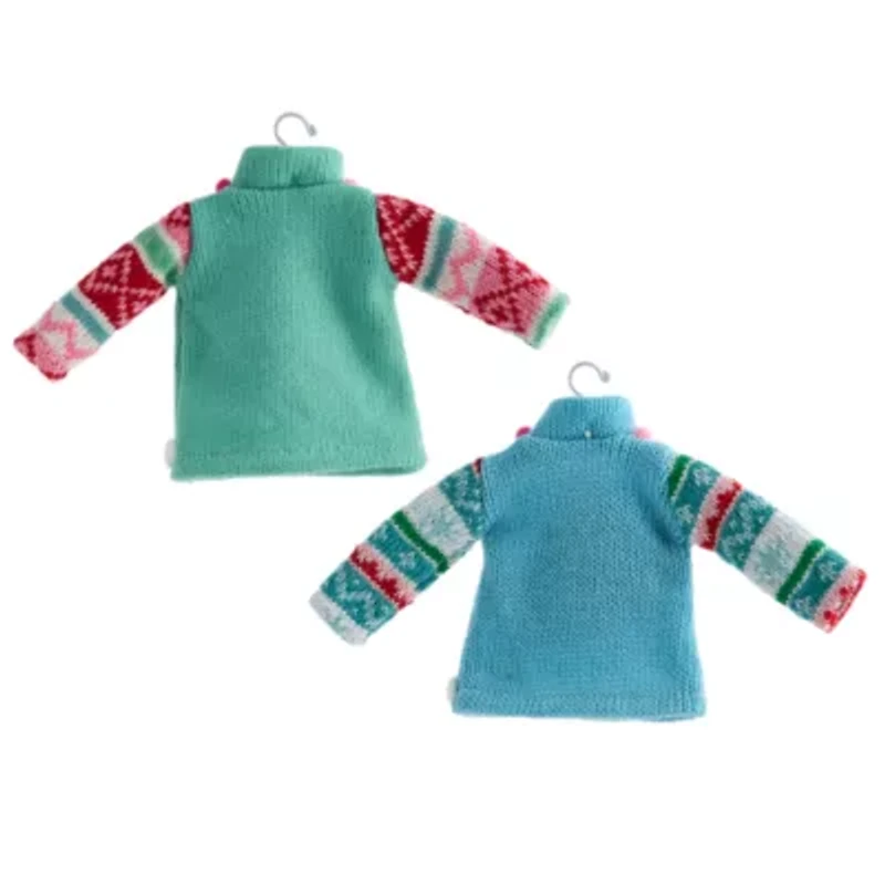 North Pole Trading Co. Sweats Sweaters Set 2-pc. Christmas Ornament