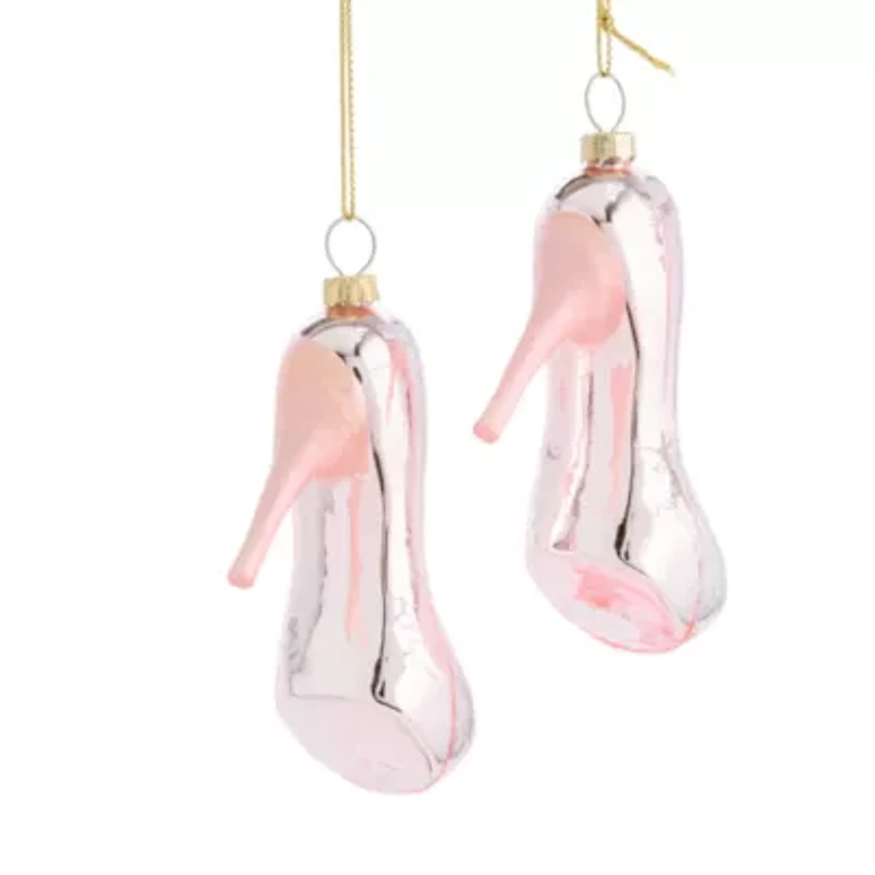 North Pole Trading Co. High Heel Set Christmas Ornament
