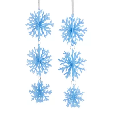 North Pole Trading Co. Snowflake Dangle Set 2-pc. Christmas Ornament