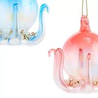 North Pole Trading Co. Octopus Set 2-pc. Christmas Ornament