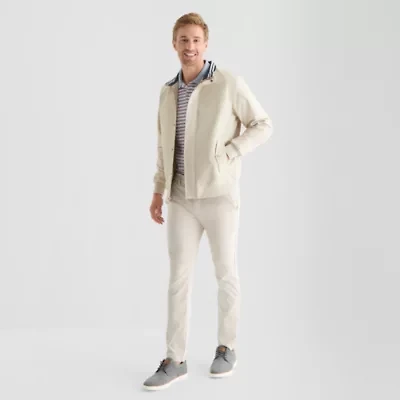St. John's Bay Harrington Golf Mens Midweight Softshell Jacket
