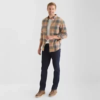 St. John's Bay Mens Long Sleeve Classic Fit Flannel Shirt