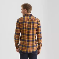St. John's Bay Mens Long Sleeve Classic Fit Flannel Shirt