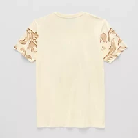 State of Crew Mens Neck Short Sleeve Regular Fit Graphic T-Shirt
