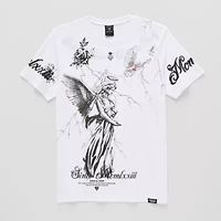 State of Crew Mens Neck Short Sleeve Regular Fit Graphic T-Shirt
