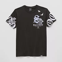 State of Crew Mens Neck Short Sleeve Regular Fit Graphic T-Shirt