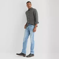 mutual weave Mens Long Sleeve Lightweight Flannel Shirt