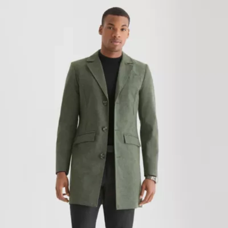 J. Ferrar Mens Midweight Topcoat Coat