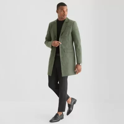 J. Ferrar Mens Midweight Topcoat Coat
