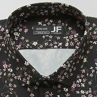 J. Ferrar 360 Stretch Performance Big & Tall Mens Regular Fit Wrinkle Free Long Sleeve Dress Shirt